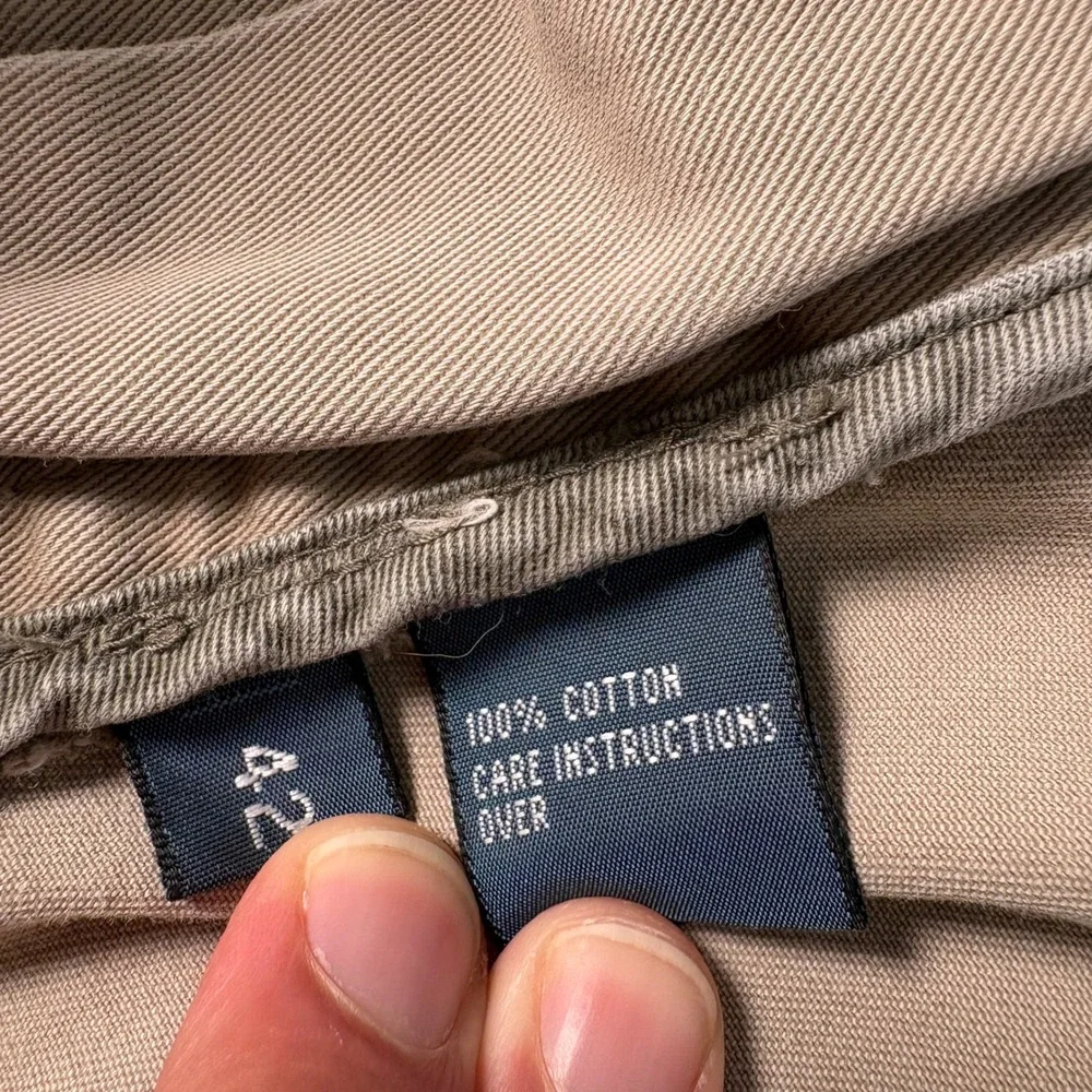 Polo Ralph Lauren Mens Cargo Shorts Khaki Tan Cotton Twill Size 42 Utility